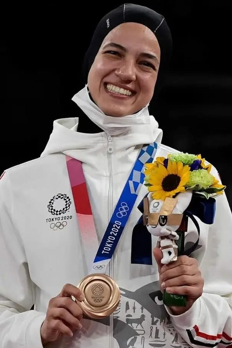 هداية ملاك في أولمبياد طوكيو 2020 البطلة الأولمبية المصرية هداية ملاك