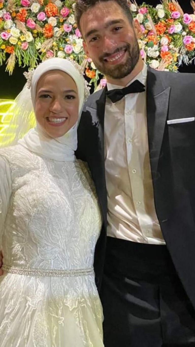 زواج هداية ملاك البطلة الأولمبية المصرية هداية ملاك