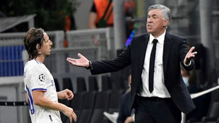 كارلو أنشيلوتي ولوكا مودريتش