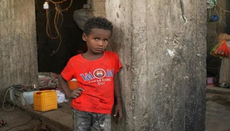 طفل يمني نازح في لحج اليمنية- موقع مفوضية اللاجئين
