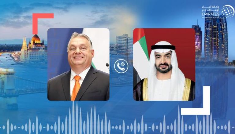 اتصال هاتفي بين الشيخ محمد بن زايد آل نهيان ورئيس وزراء المجر