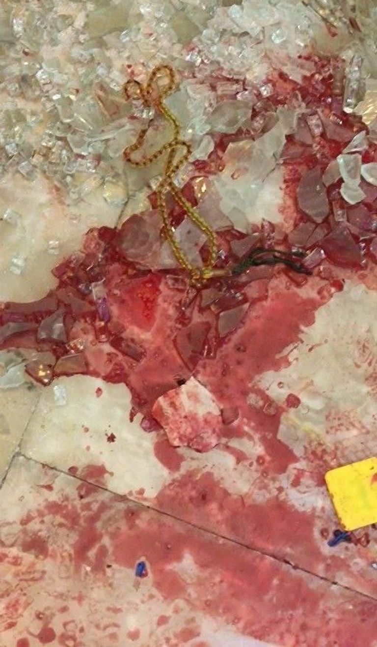 جثث لضحايا الحادث