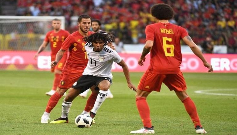 منتخب مصر ضد بلجيكا