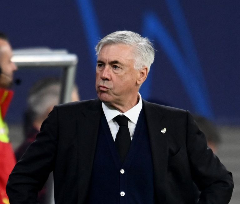 كارلو أنشيلوتي تيبو كورتوا حارس مرمى ريال مدريد