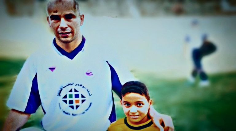 حسام حسن بقميص العين حسين الشحات بقميص العين الإماراتي