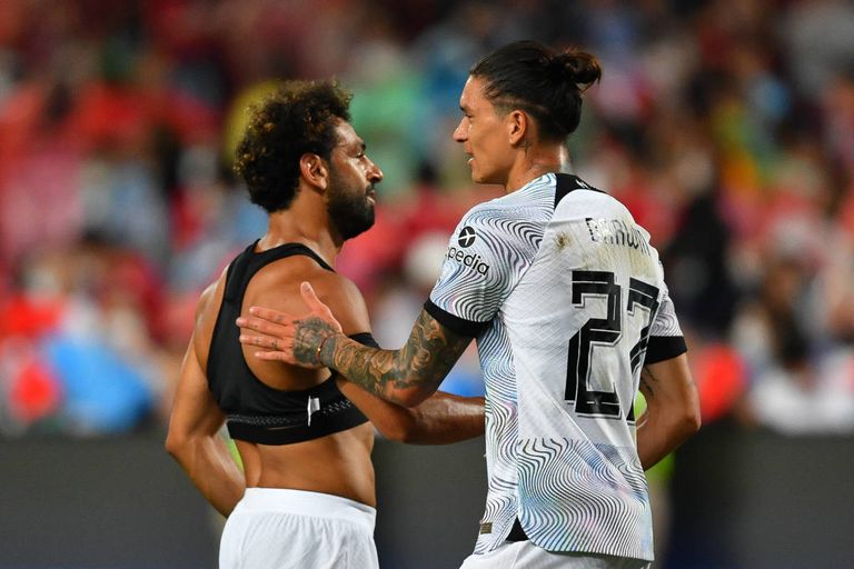 نونيز وصلاح داروين نونيز ومحمد صلاح
