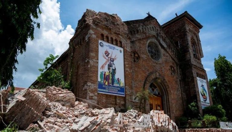 الزلزال ألحق خسائر ببعض الكنائس القديمة- الإنترنت