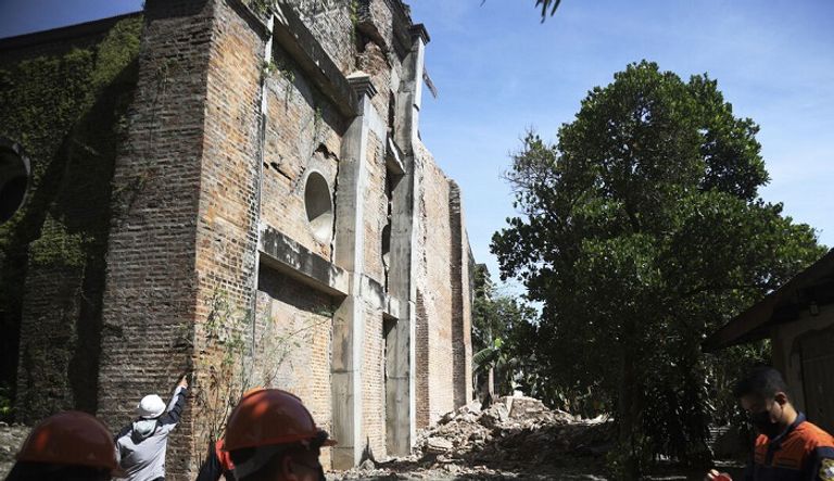 الزلزال ألحق خسائر ببعض الكنائس القديمة- الإنترنت