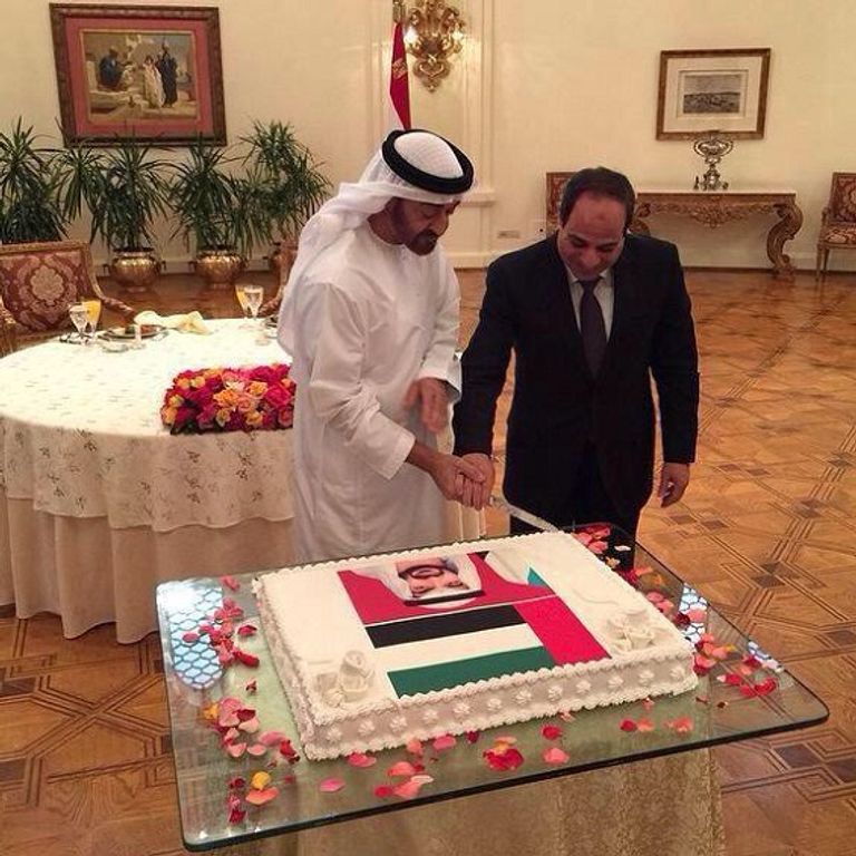 الشيخ محمد بن زايد آل نهيان والرئيس السيسي