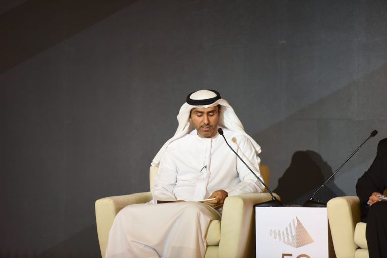 جانب من احتفالية مرور 50 عامًا على علاقات مصر والإمارات