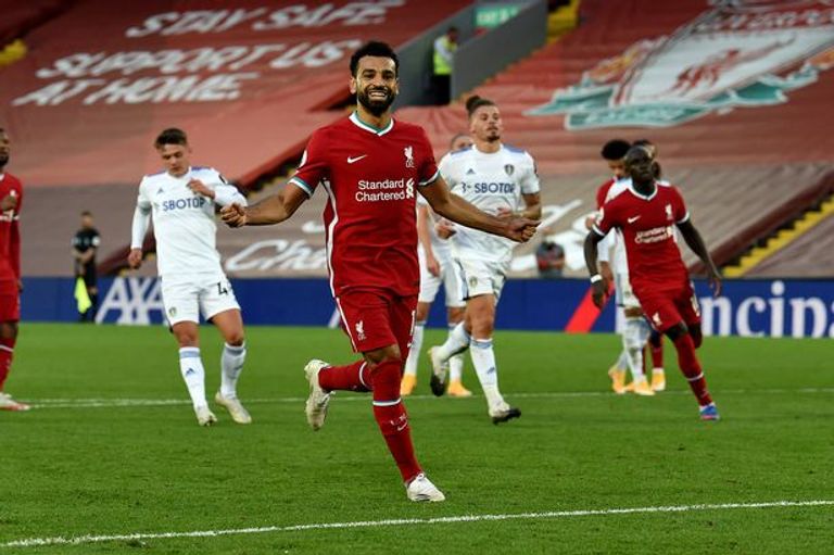 محمد صلاح نجم ليفربول ضد ليدز محمد صلاح نجم ليفربول ضد ليدز