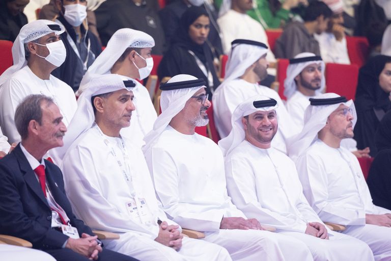 بطولة العالم للجوجيتسو الشيخ خالد بن محمد بن زايد من تتويج الفائزين ببطولة العالم للجوجيتسو