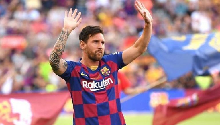 ميسي برشلونة ليونيل ميسي بقميص برشلونة