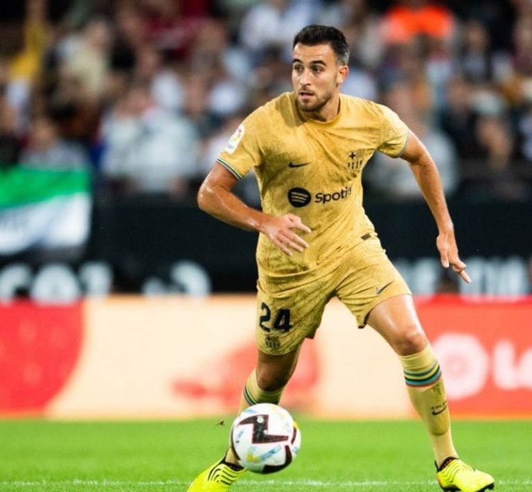 إريك جارسيا فرحة لاعبي برشلونة بالفوز على فالنسيا