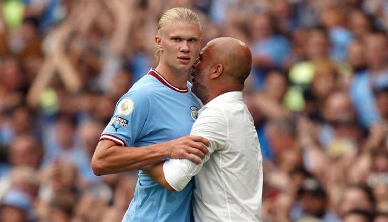 إيرلينج هالاند لاعب مانشستر سيتي