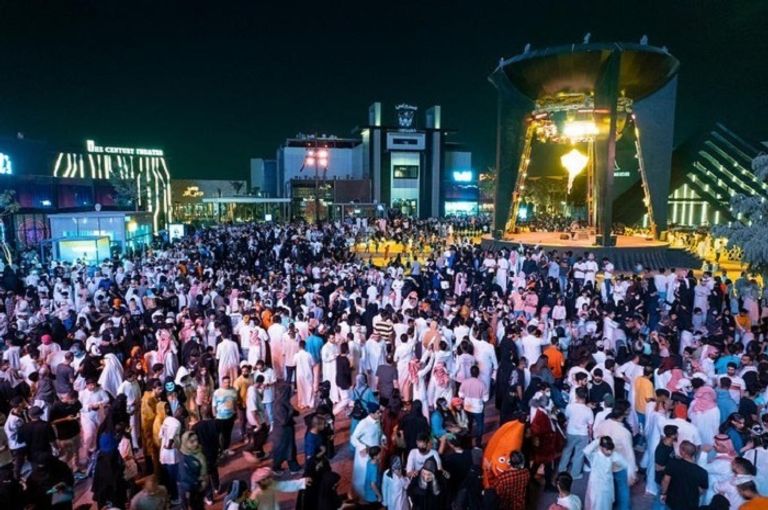 إحدى مناطق موسم الرياض 2022