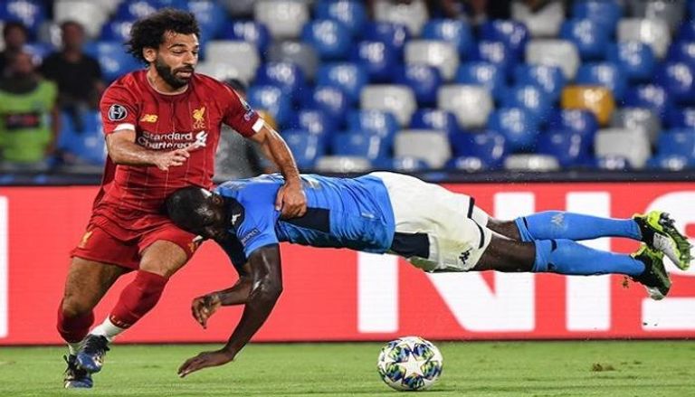 محمد صلاح نجم ليفربول ضد نابولي في دوري أبطال أوروبا