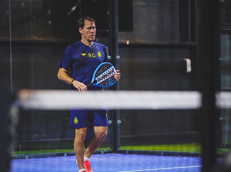 رودي جارسيا في تدريبات النصر