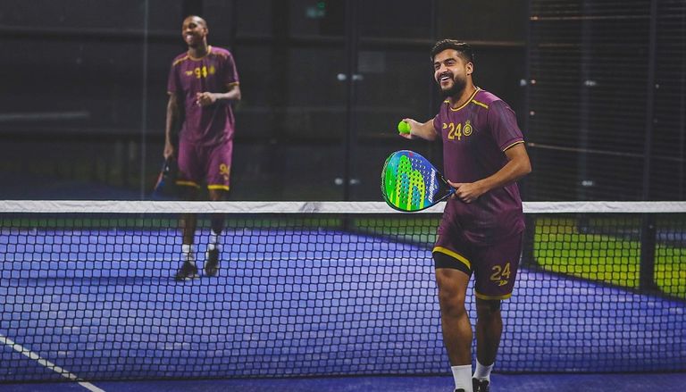 رودي جارسيا في تدريبات النصر