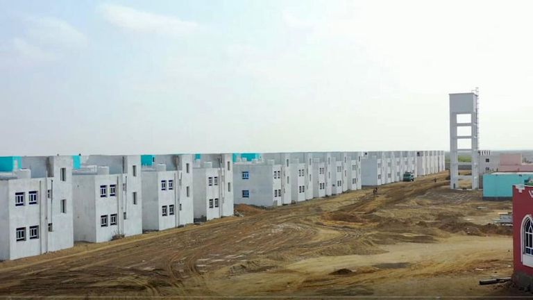 مدينة سكنية مكتملة لأبناء جزيرة ميون باليمن
