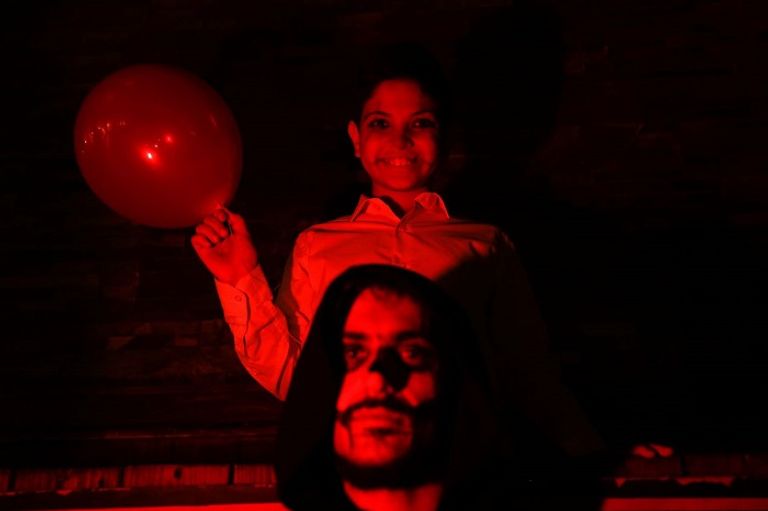 احتفالات الهالوين في مقهى ببغداد