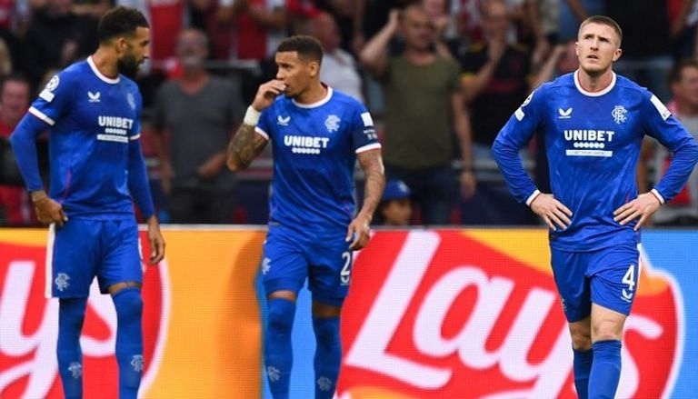 فريق رينجرز صلاح يسجل في فريق رينجرز الإسكتلندي