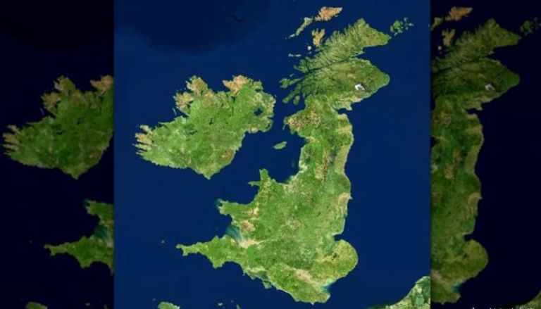 خريطة بريطانيا- أرشيفية