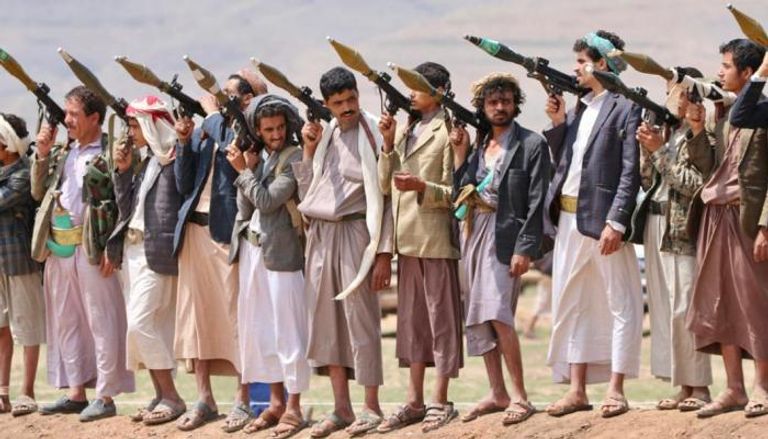 عناصر من مليشيا الحوثي الإرهابية في اليمن- أرشيفية