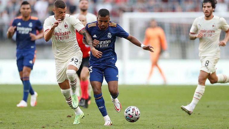 ميلان وريال مدريد دوري أبطال أوروبا