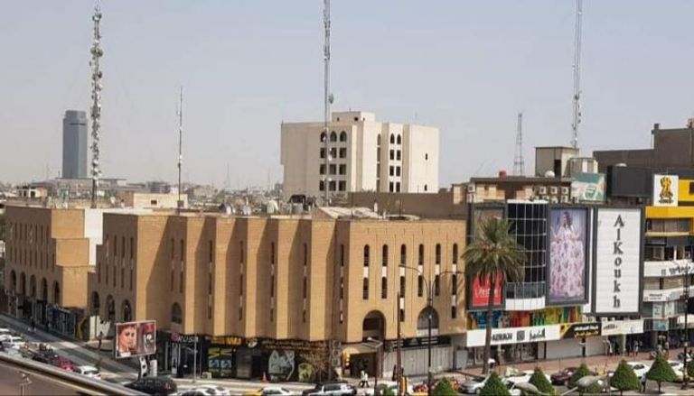 مبنى الجادرجي وسط العاصمة بغداد