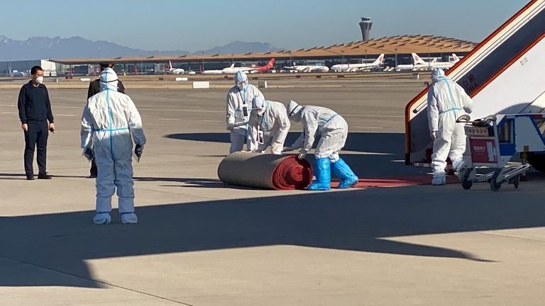 المستشار الألماني والرئيس الصيني