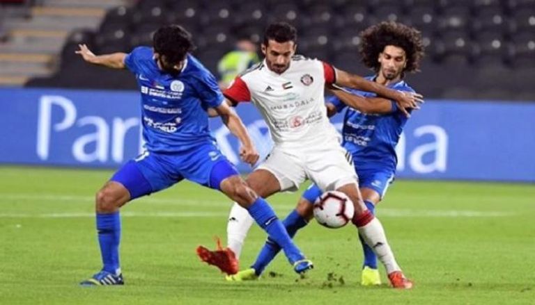 النصر والجزيرة في الدوري الإماراتي