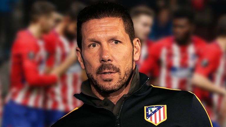 دييجو سيميوني مدرب أتلتيكو مدريد