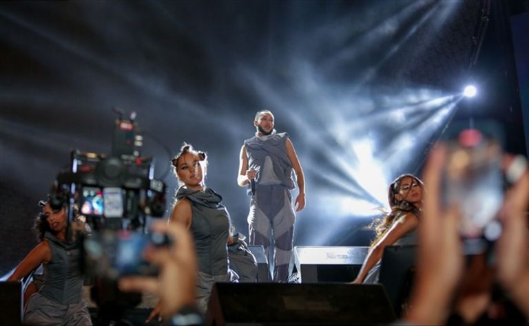 جانب من حفل ويجز في المنارة أرينا ويجز في حفل المنارة أرينا