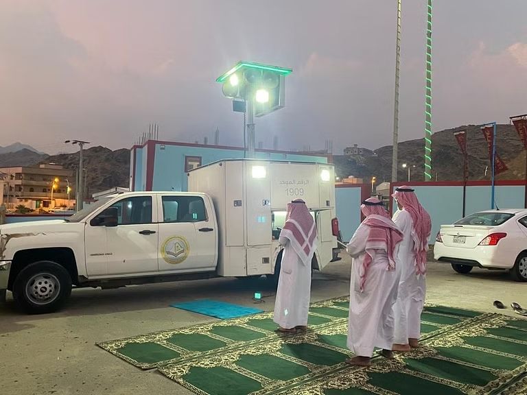 خدمة المصلى المتنقل في السعودية المصلى المتنقل في السعودية