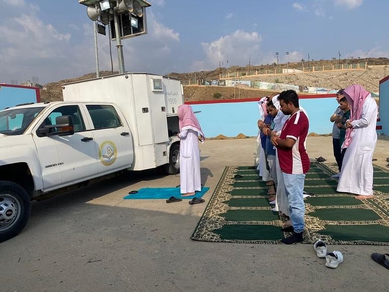 خدمة المصلى المتنقل في السعودية المصلى المتنقل في السعودية