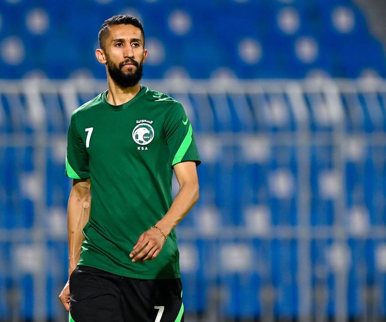 سلمان الفرج هيرفي رينار مدرب المنتخب السعودي