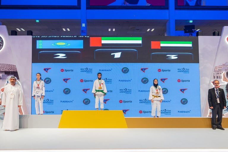 بطولة العالم للجوجيتسو لاعبات منتخب الإمارات للجوجيتسو