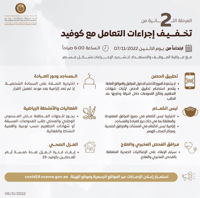 شعار لجنة إدارة الطوارئ والأزمات والكوارث بأبوظبي