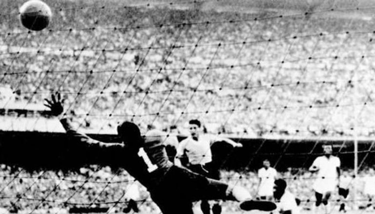 من مباراة البرازيل وأوروجواي في نهائي كأس العالم 1950
