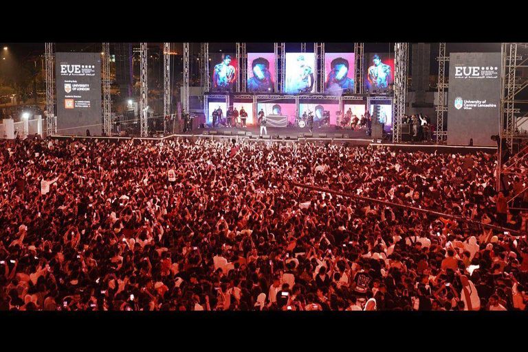 حفل تامر حسني الأخير في العاصمة الإدارية حفل تامر حسني في العاصمة الإدارية