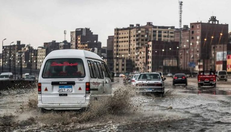 مصر تشهد أمطارا متفاوتة الشدة