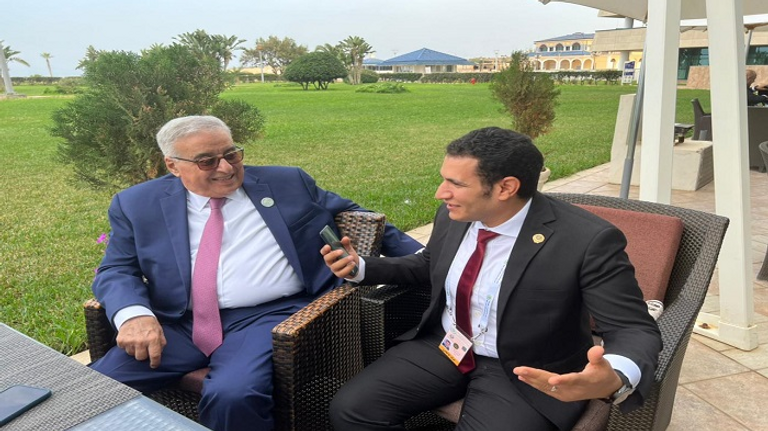 وزير الخارجية اللبناني عبدالله بوحبيب خلال مقابلته مع العين الإخبارية وزير الخارجية اللبناني عبدالله بوحبيب