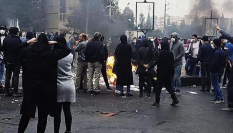 جانب من الاحتجاجات في إيران - أرشيفية