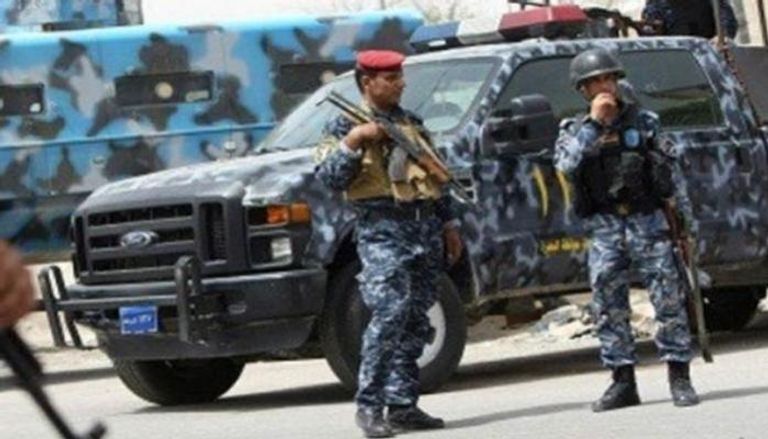 قوة من الشرطة العراقية خلال مهمة أمنية