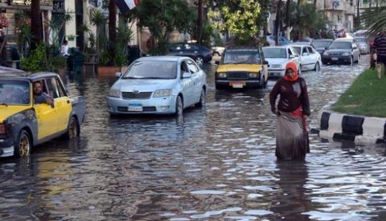 سقوط أمطار في مصر - أرشيفية