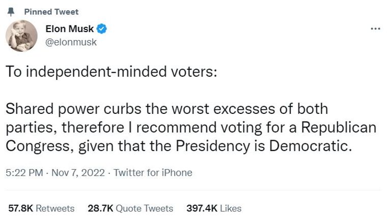 الملياردير الأمريكي إيلون ماسك والحشد السياسي للجمهوريين