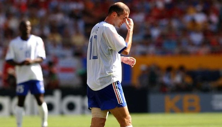 حسرة زيدان في كأس العالم 2002