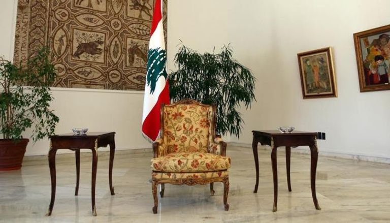 مقعد فارغ يمثل الشغور الرئاسي بلبنان- صورة تعبيرية