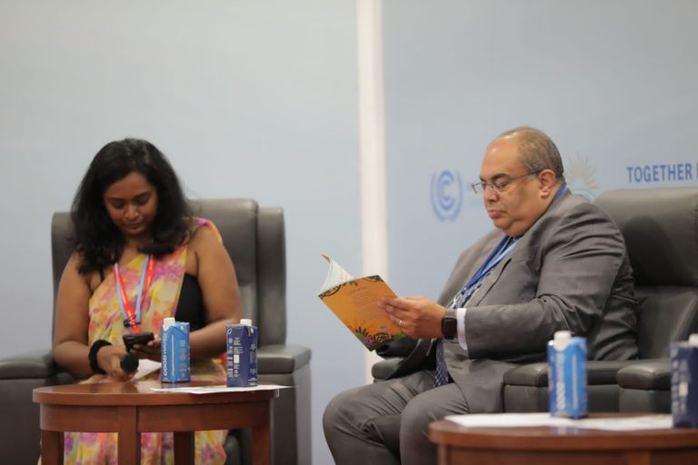 جانب من الاحتفال بالمبادرة المصرية الخضراء